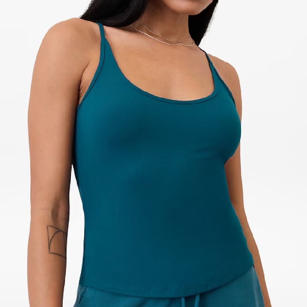 NWT Athleta Signature Rib Thin Strap Tank Top